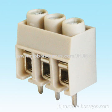 306 Series Terminal Block, Screw Type, 5mm Pitch, Male, 2-24-pin, Straight Pin Type, Machine PCB Use